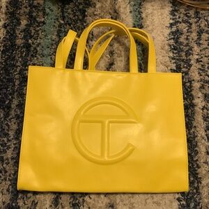 Medium yellow Telfar bag